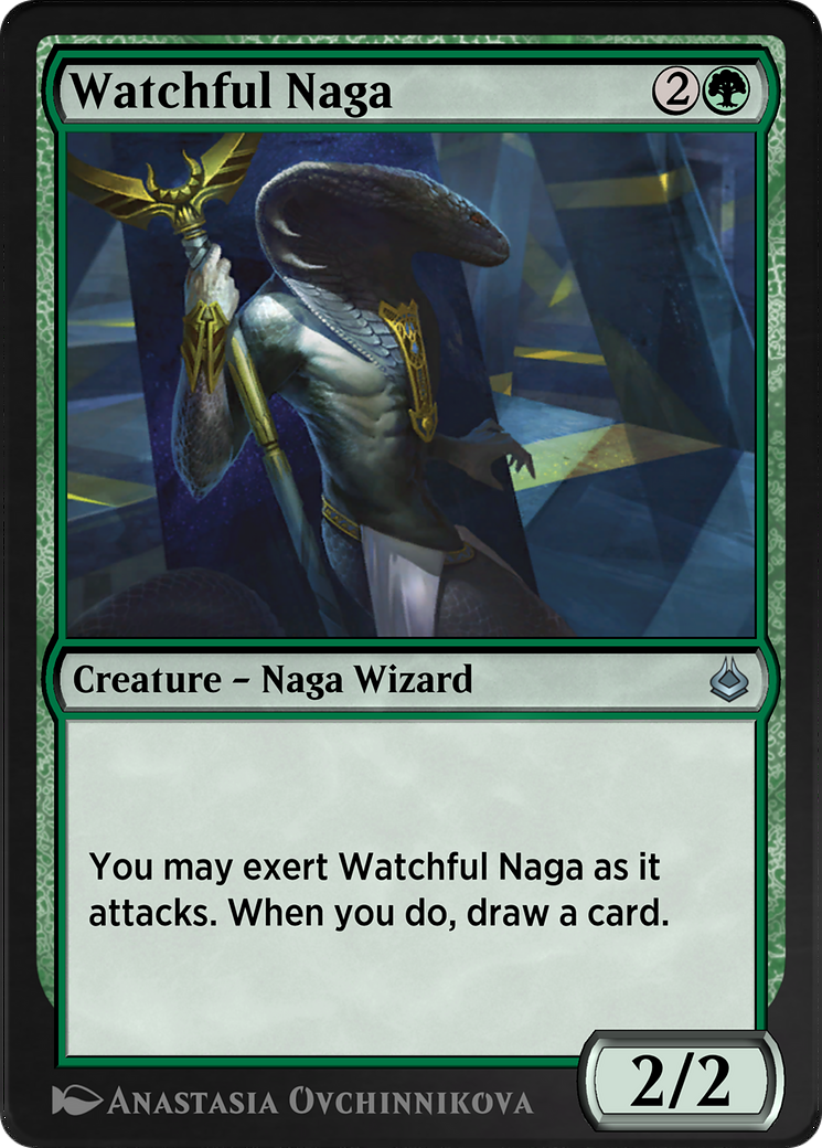 Watchful Naga (AKR-225) [Amonkhet Remastered]