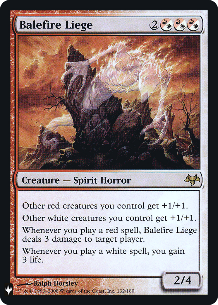 Balefire Liege (LIST-132) [The List] Foil