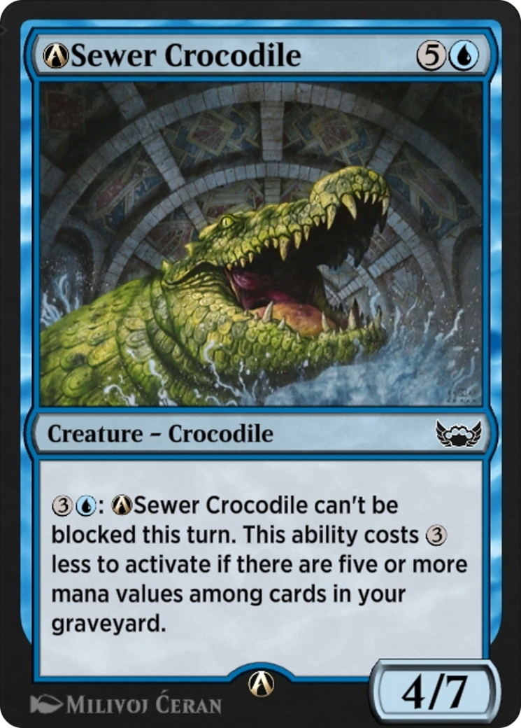 A-Sewer Crocodile (SNC-A-60) [Streets of New Capenna]
