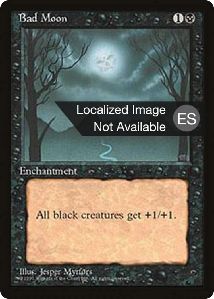 Bad Moon (4BB-120) [Fourth Edition Foreign Black Border]