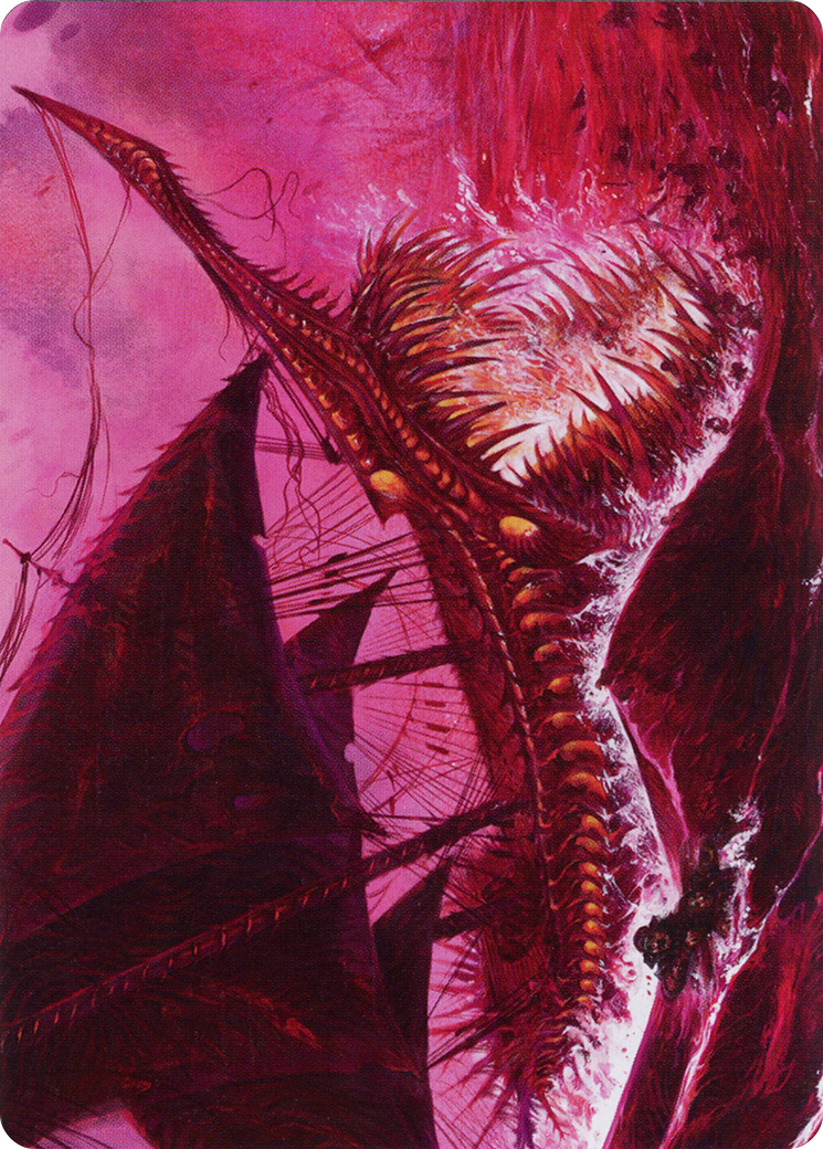 Marauding Dreadship // Marauding Dreadship (AMOM-036) (Borderless) [March of the Machine Art Series]