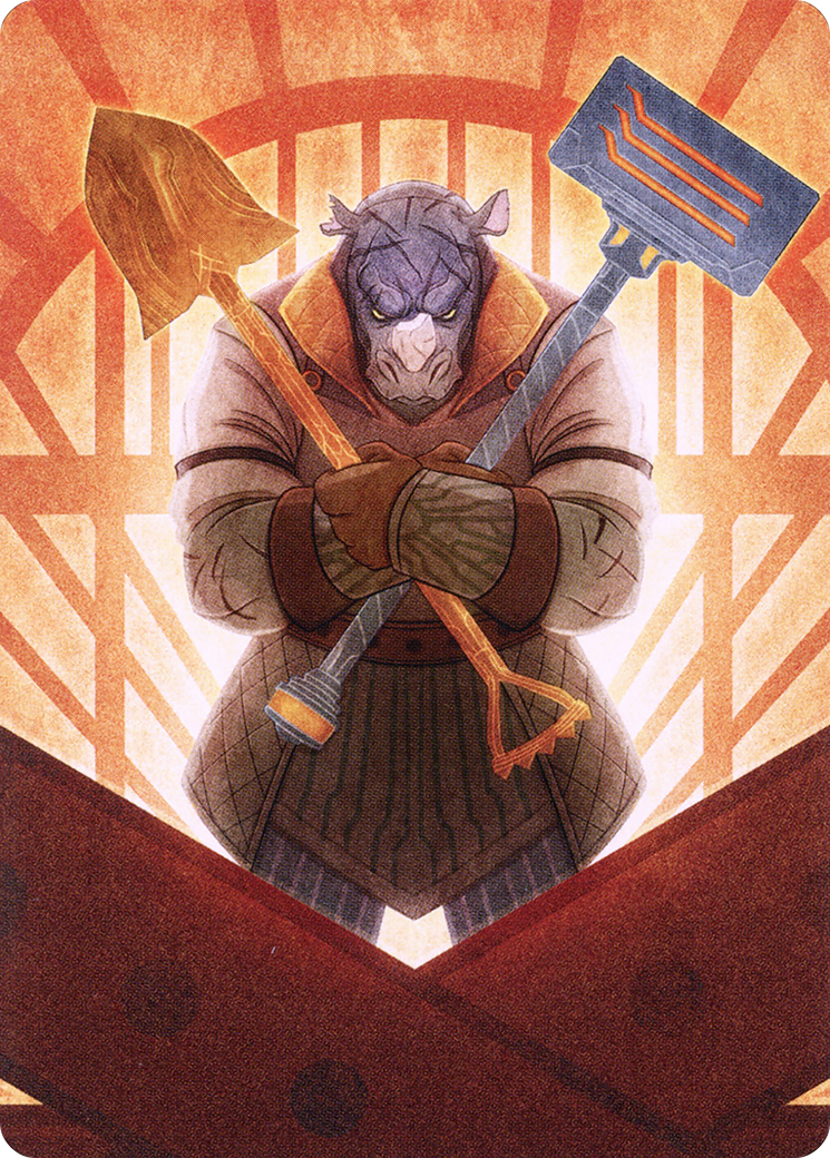 Mr. Orfeo, the Boulder // Mr. Orfeo, the Boulder (ASNC-070) (Borderless) [New Capenna Art Series] Foil