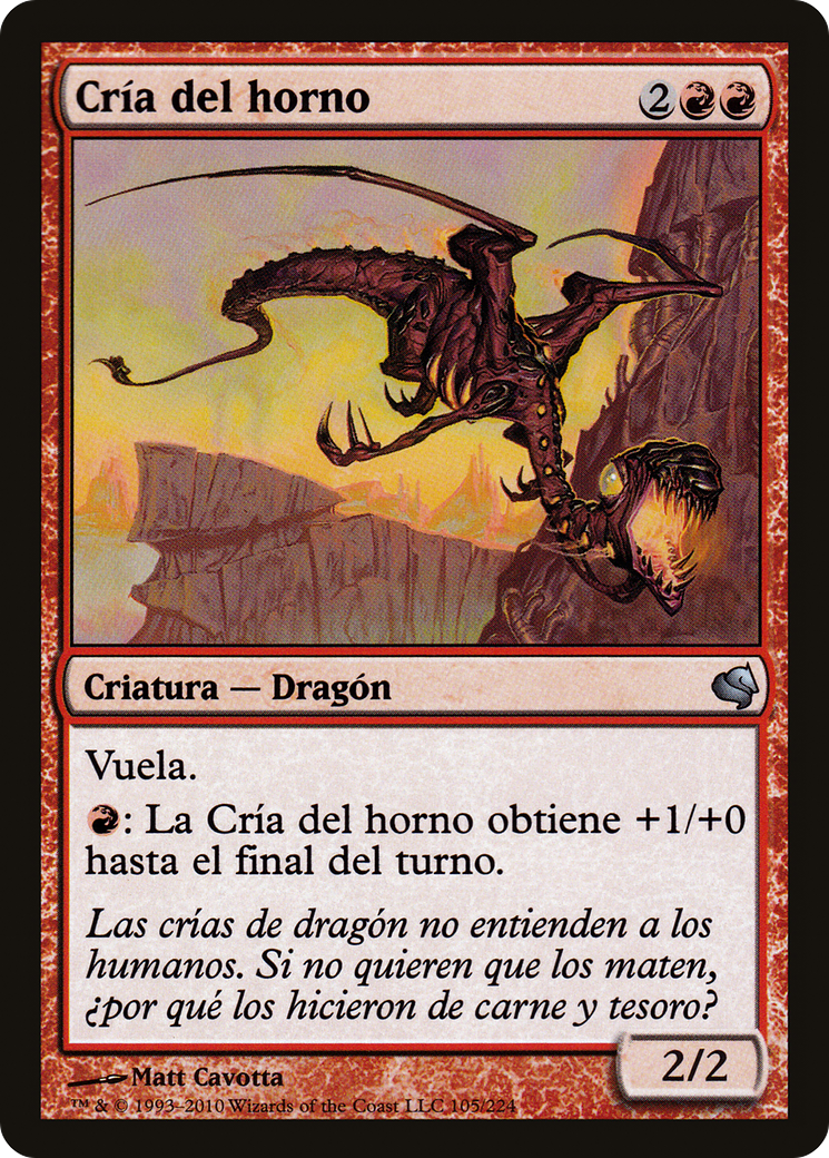 Furnace Whelp (Spanish) - "Cria del horno" (PS11-105) [Salvat 2011]