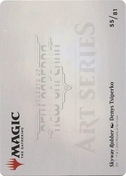 Skyway Robber // Skyway Robber (ASNC-055) (Borderless) [New Capenna Art Series] Foil