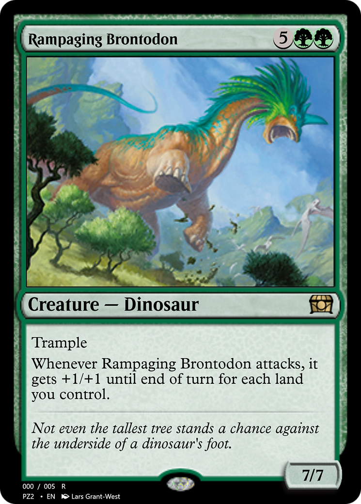 Rampaging Brontodon (PZ2-70775) [Treasure Chest]