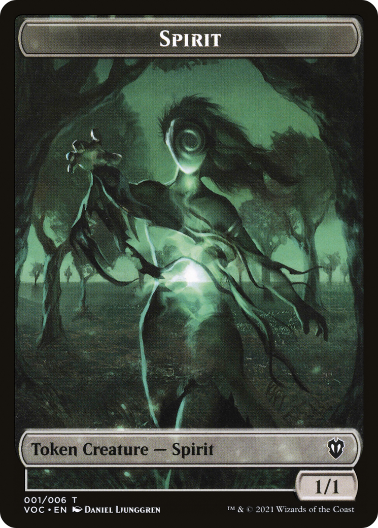 Spirit (TVOC-001) [Crimson Vow Commander Tokens]