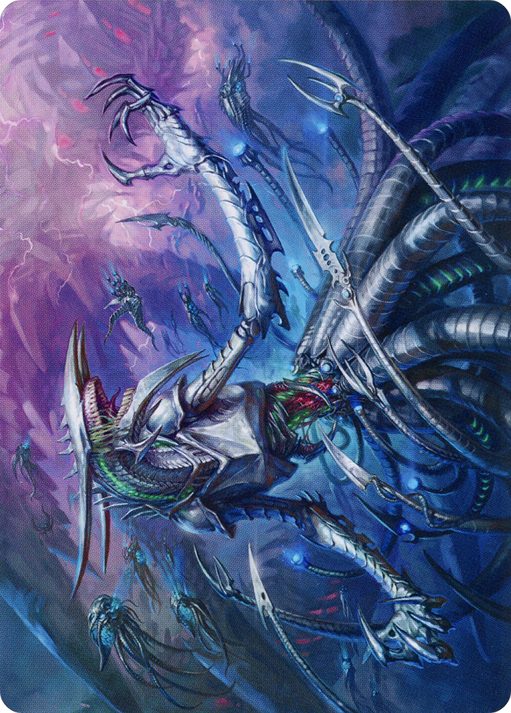 Jin-Gitaxias // Jin-Gitaxias (AMOM-013) (Borderless) [March of the Machine Art Series] Foil
