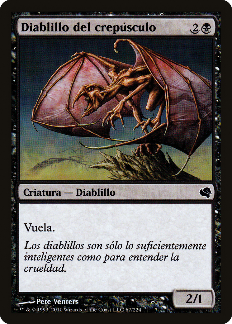 Dusk Imp (Spanish) - "Diablillo del crepusculo" (PS11-067) [Salvat 2011]