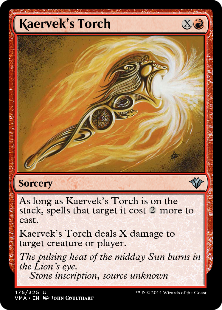 Kaervek's Torch (VMA-175) [Vintage Masters]