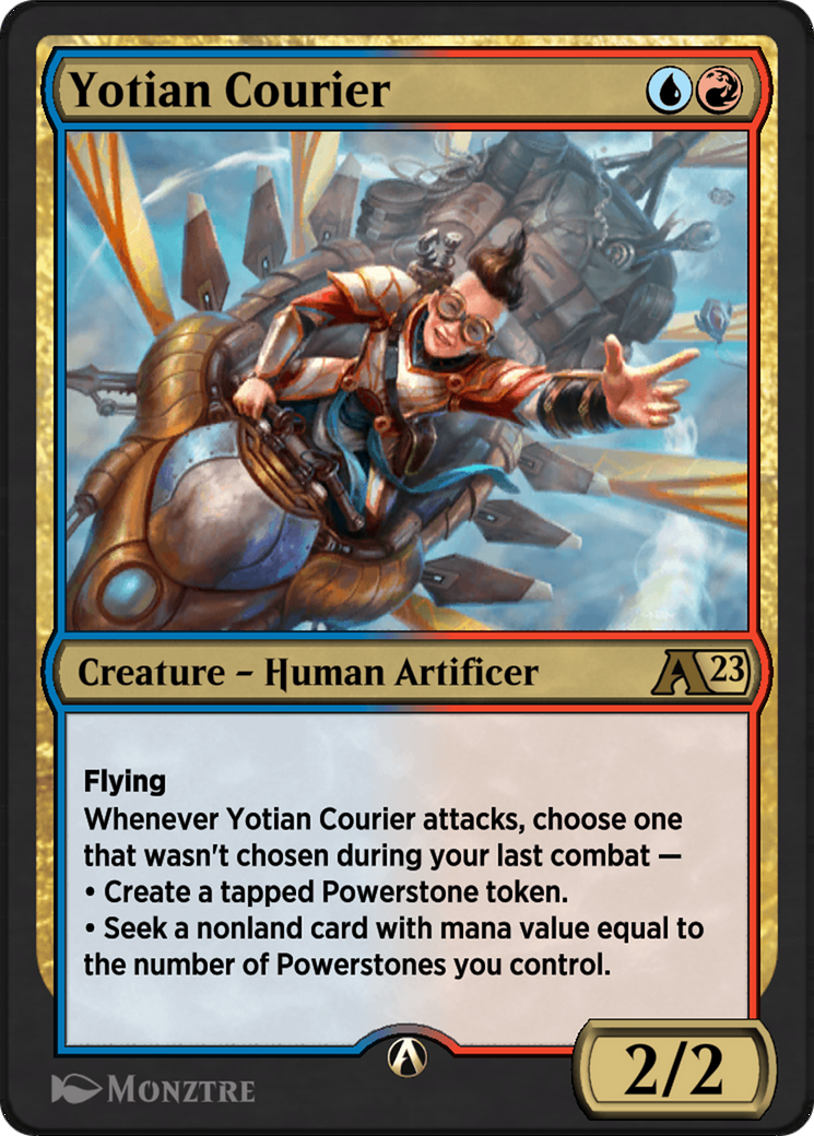 Yotian Courier (YBRO-025) [Alchemy: The Brothers' War]