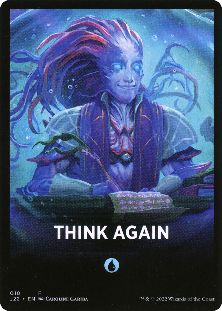Think Again (FJ22-018) [Jumpstart 2022 Front Cards]
