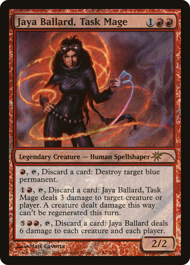 Jaya Ballard, Task Mage (PTSP-0A1) [Time Spiral Promos] Foil