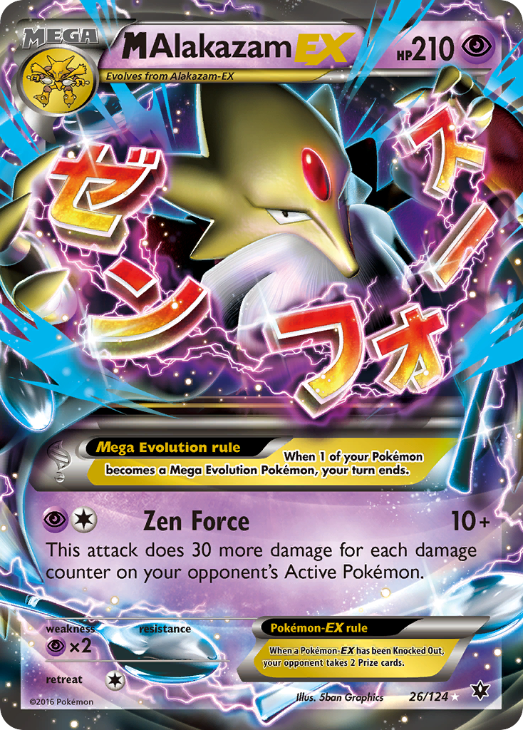 M Alakazam EX (26/124) [XY : Impulsion TURBO]