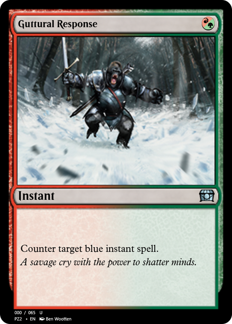 Guttural Response (PZ2-65845) [Treasure Chest] Foil
