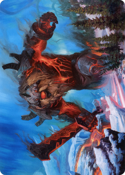 Quakebringer // Quakebringer (ASKHM-037) (Borderless) [Art Series: Kaldheim] Foil