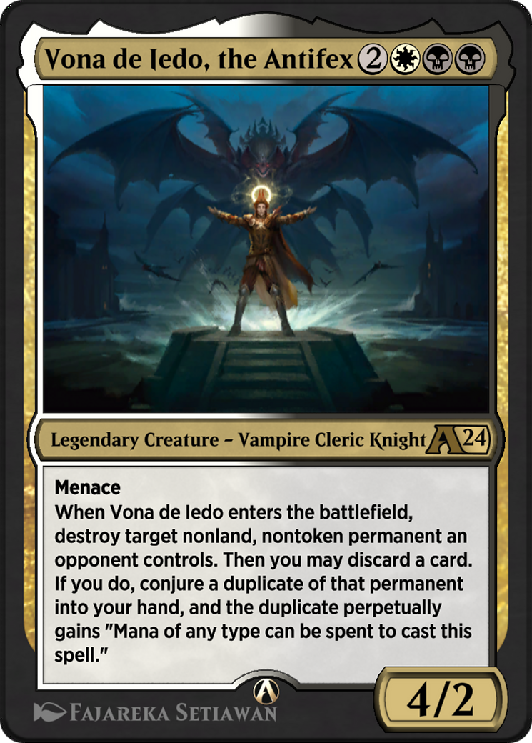 Vona de Iedo, the Antifex (YOTJ-028) [Alchemy: Outlaws of Thunder Junction]