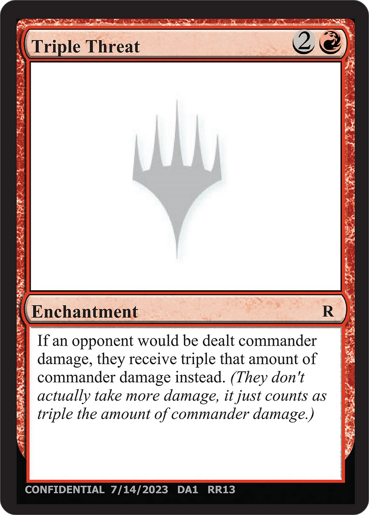 Triple Threat (UNK-RR13B) [Unknown Event]
