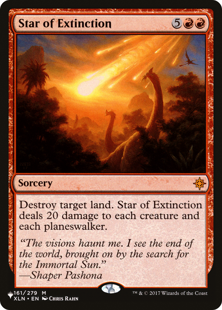 Star of Extinction (PLST-XLN-161) [The List]
