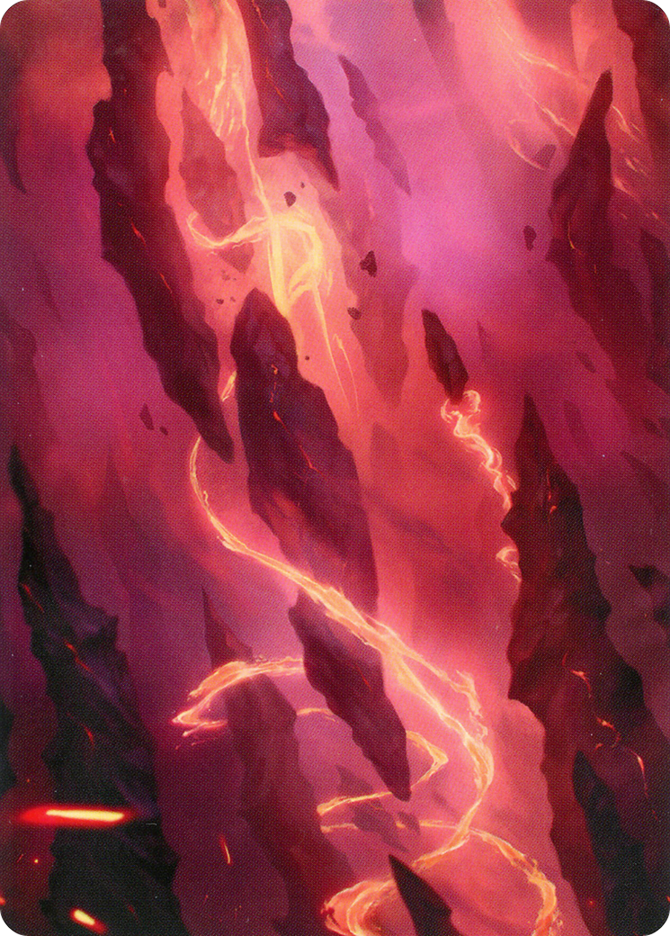 Mountain // Mountain (AZNR-016) (Borderless) [Zendikar Rising Art Series] Foil