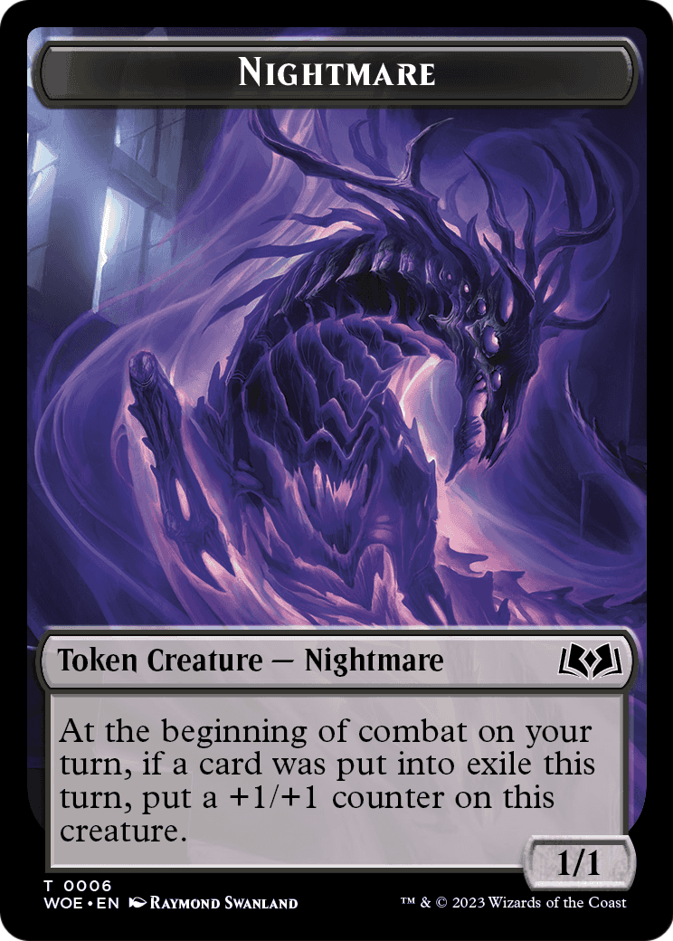 Nightmare (TWOE-006) [Wilds of Eldraine Tokens]