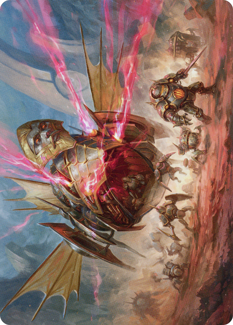 Liberator, Urza's Battlethopter // Liberator, Urza's Battlethopter (ABRO-044) (Borderless) [The Brothers' War Art Series] Foil