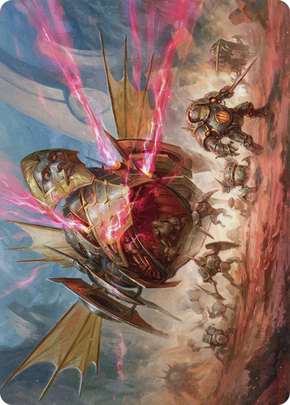 Liberator, Urza's Battlethopter // Liberator, Urza's Battlethopter (ABRO-044) (Borderless) [The Brothers' War Art Series] Foil