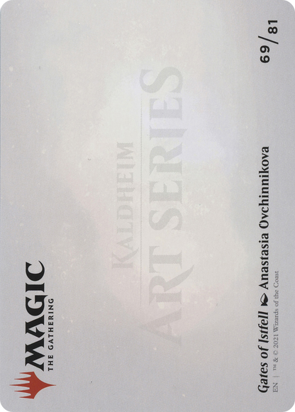 Gates of Istfell // Gates of Istfell (ASKHM-069) (Borderless) [Art Series: Kaldheim] Foil