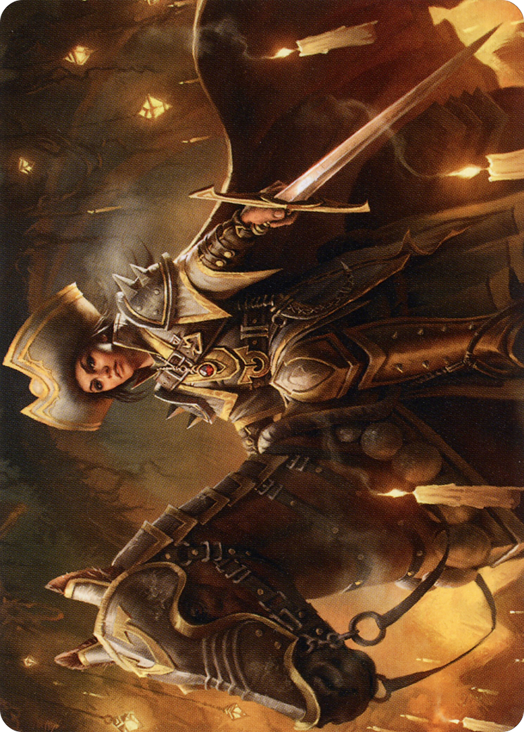 Seasoned Cathar // Seasoned Cathar (AMID-012) (Borderless) [Midnight Hunt Art Series]