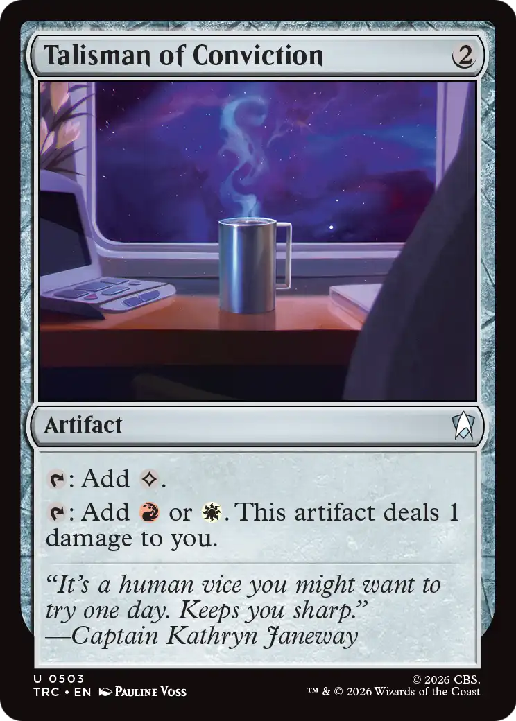 Talisman of Conviction (Surge Foil) [Star Trek Commander]