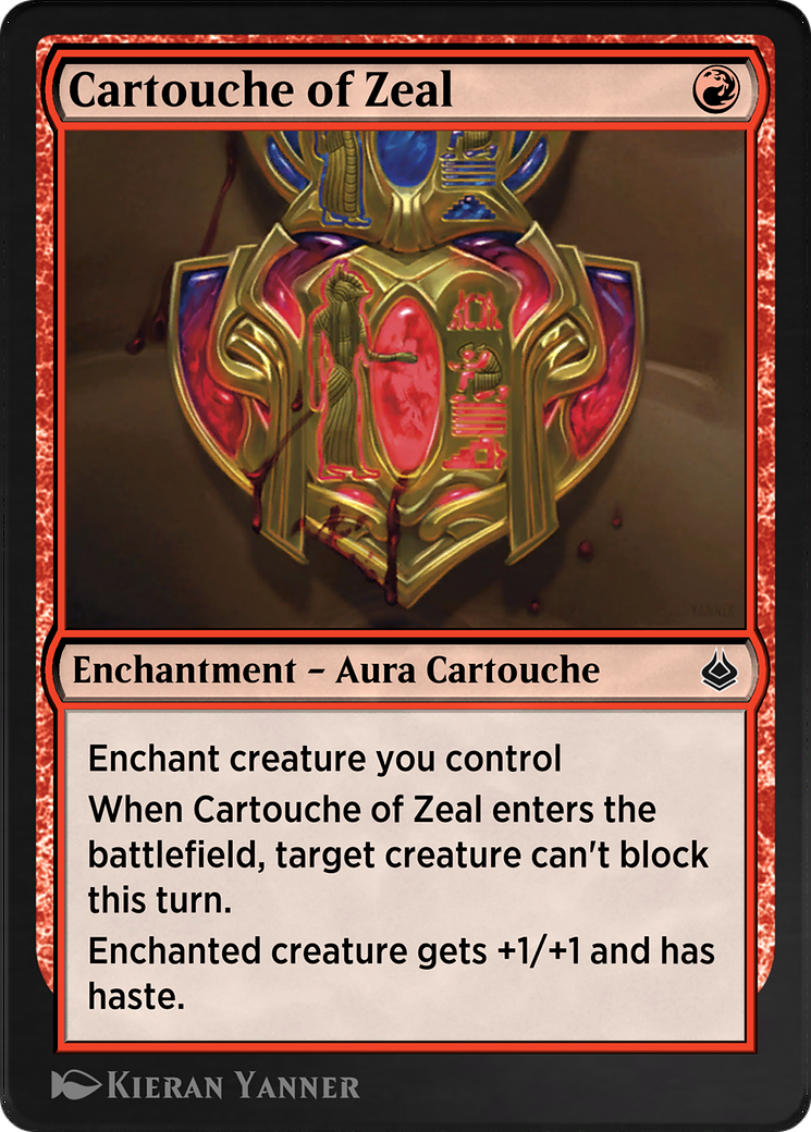 Cartouche of Zeal (AKR-145) [Amonkhet Remastered]