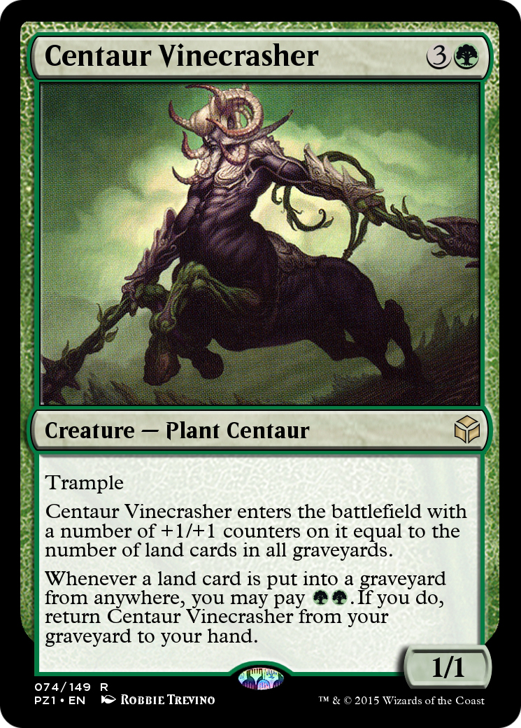Centaur Vinecrasher (PZ1-074) [Legendary Cube Prize Pack]