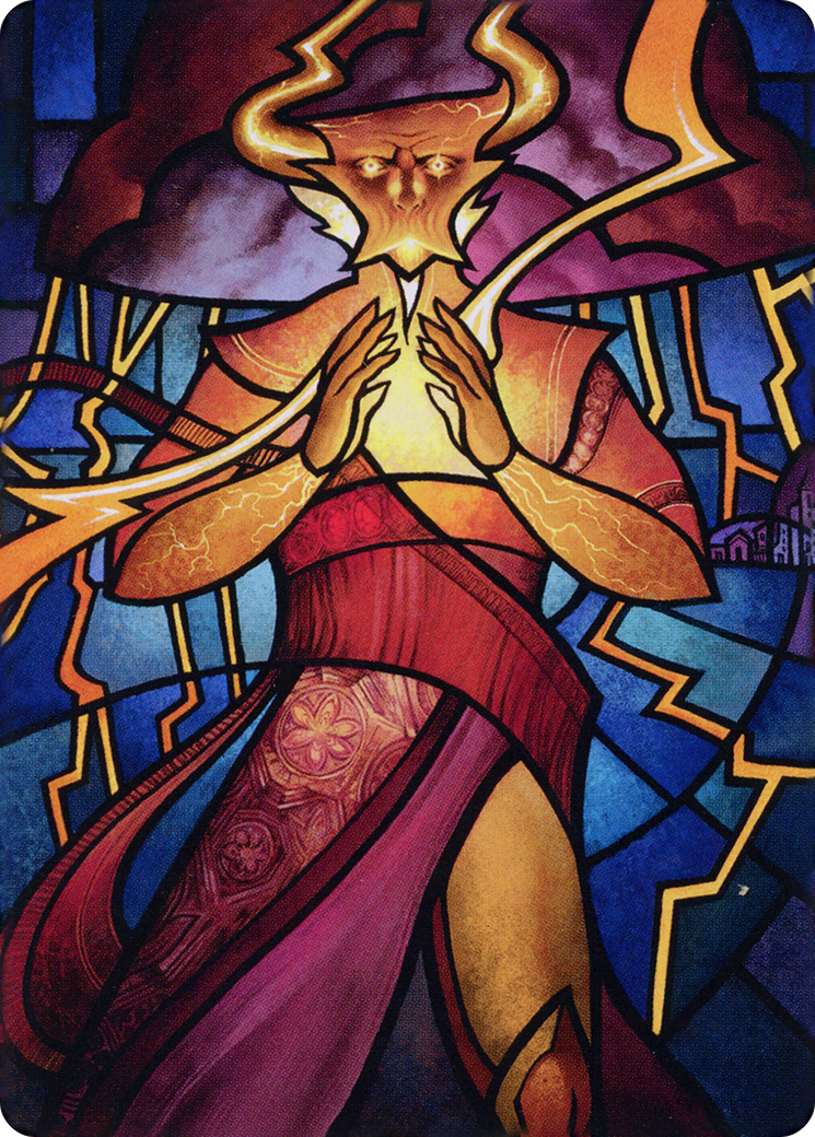 Najal, the Storm Runner // Najal, the Storm Runner (ADMU-074) (Borderless) [Dominaria United Art Series]
