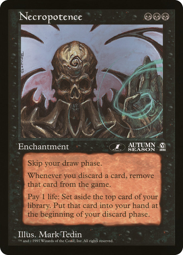 Necropotence (OLEP-021) [Oversized League Prizes]