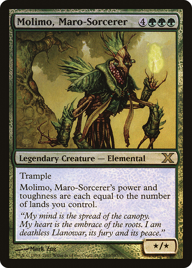 Molimo, Maro-Sorcerer (10E-280★) [Tenth Edition] Foil