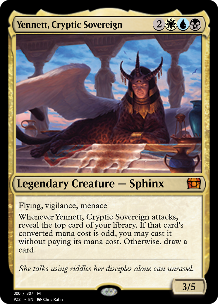 Yennett, Cryptic Sovereign (PZ2-70747) [Treasure Chest] Foil