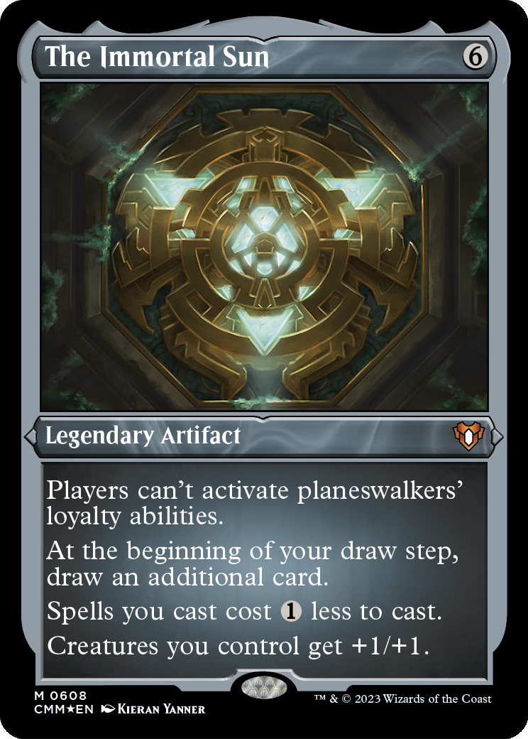The Immortal Sun (Foil Etched) (CMM-608) [Commander Masters] Foil