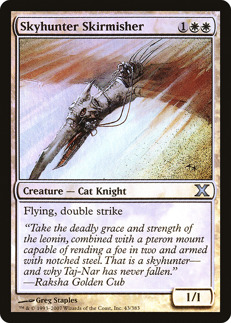 Skyhunter Skirmisher (10E-43★) [Tenth Edition] Foil