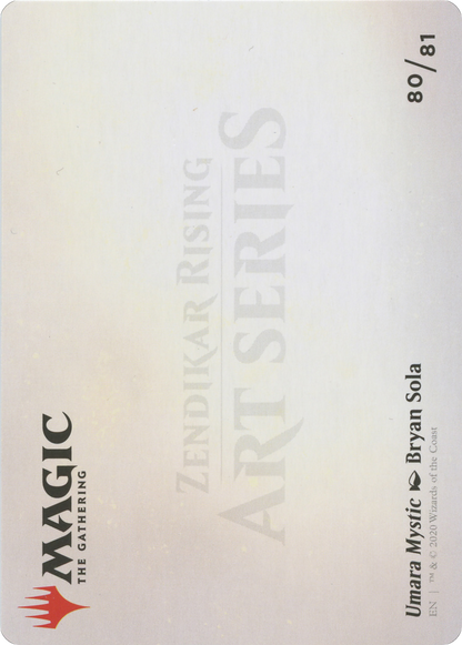 Umara Mystic // Umara Mystic (AZNR-080) (Borderless) [Zendikar Rising Art Series]