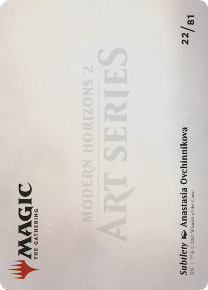 Subtlety // Subtlety (AMH2-022) (Borderless) [Modern Horizons 2 Art Series]