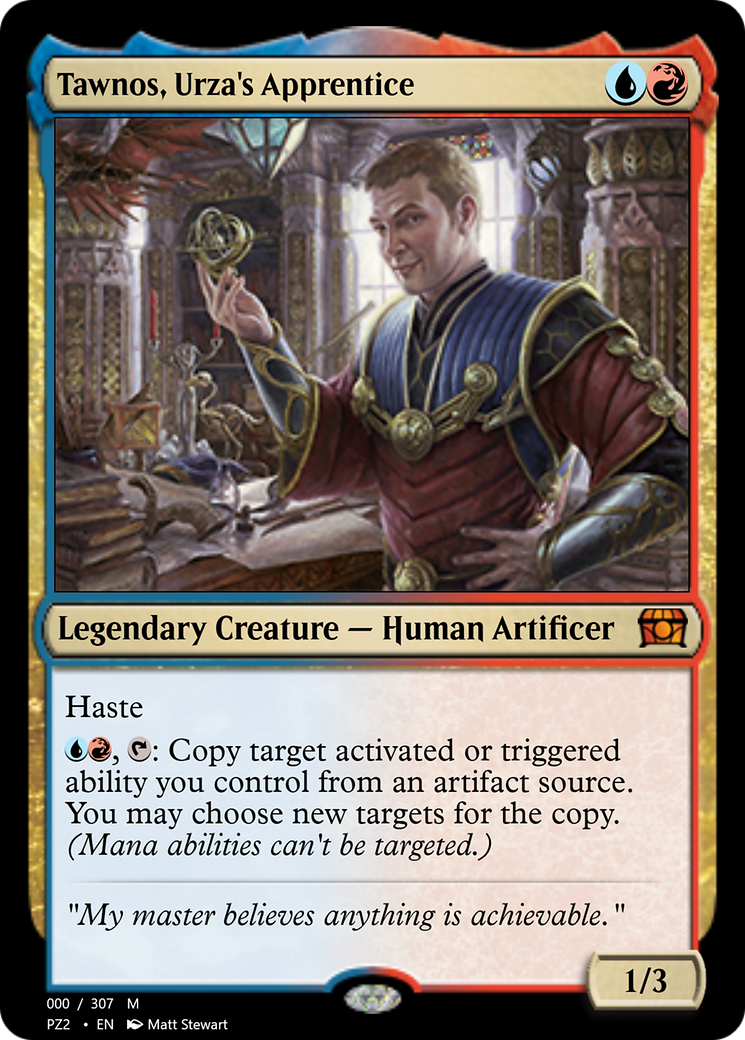 Tawnos, Urza's Apprentice (PZ2-70687) [Treasure Chest]