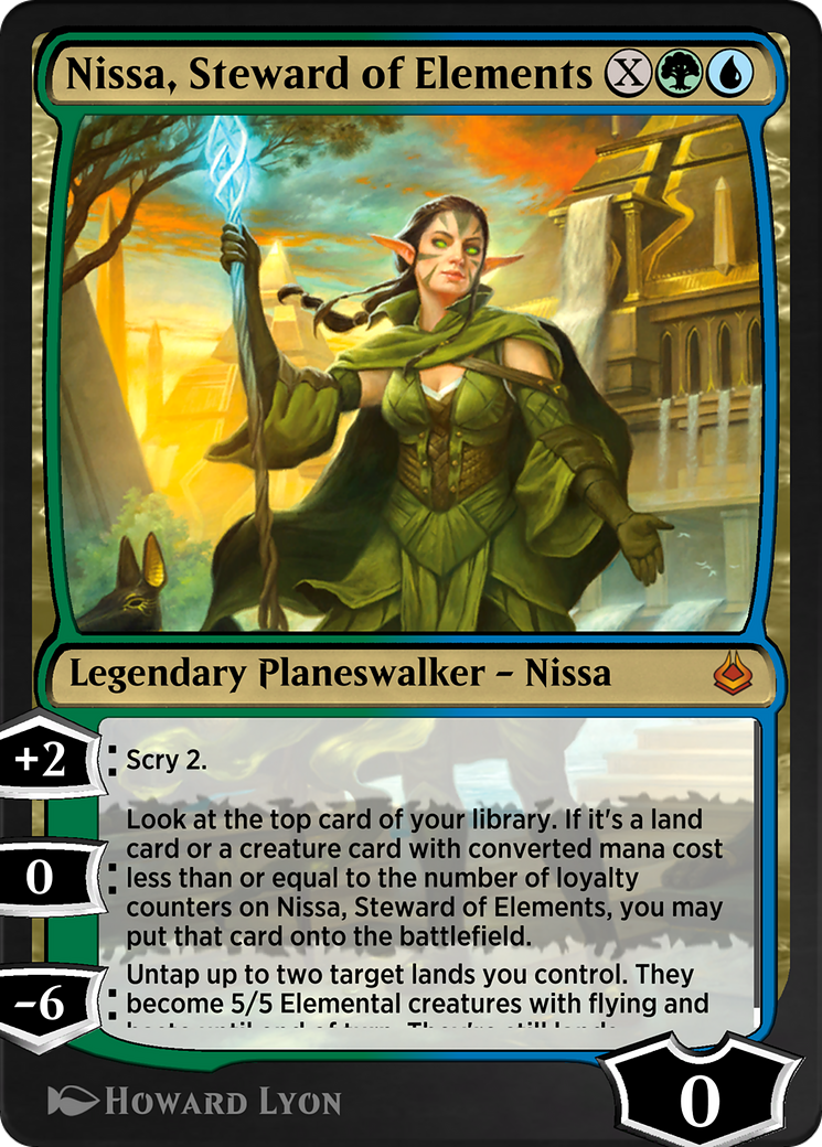 Nissa, Steward of Elements (AKR-248) [Amonkhet Remastered]