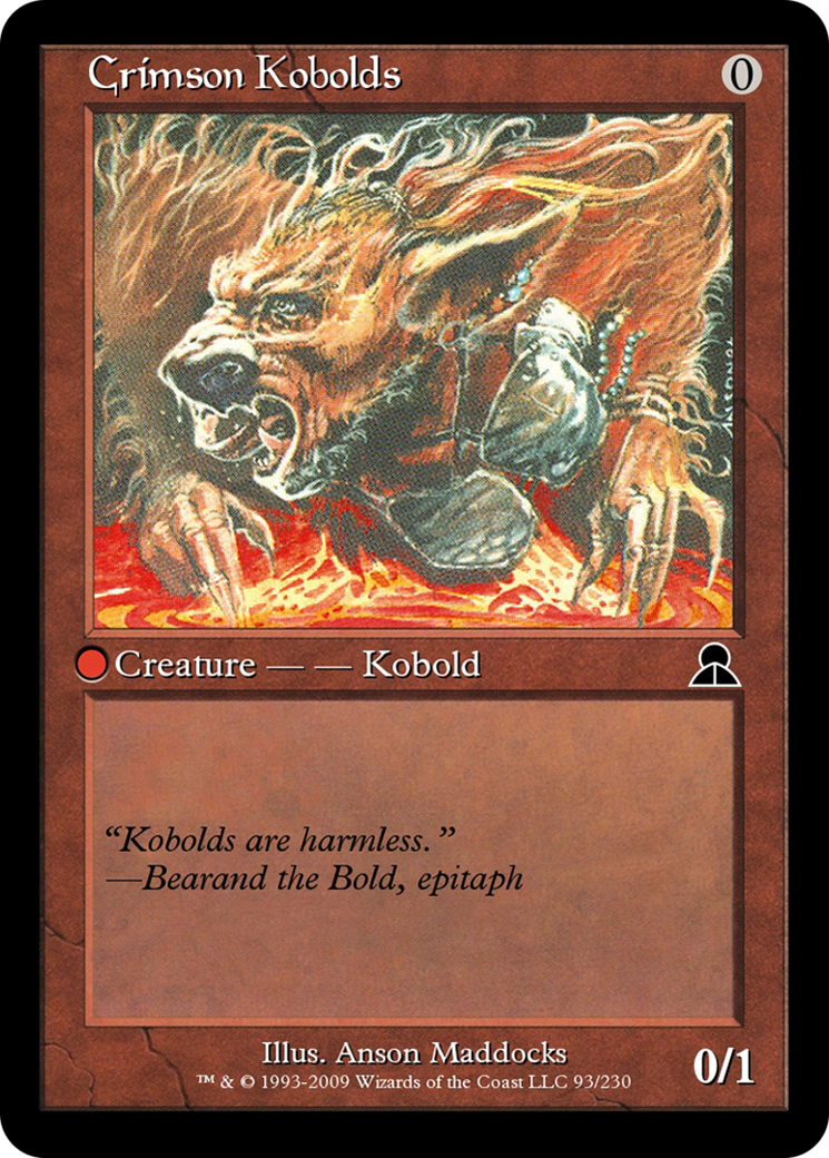 Crimson Kobolds (ME3-093) [Masters Edition III]