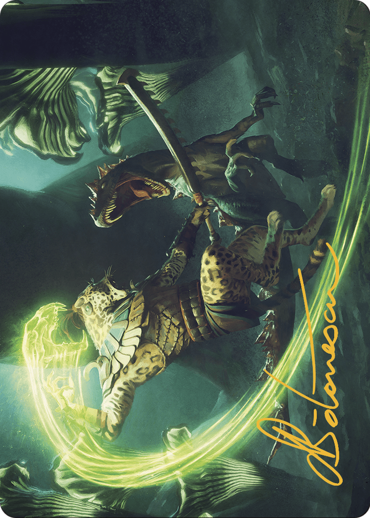 Contest of Claws // Contest of Claws (ALCI-072) (Borderless) [The Lost Caverns of Ixalan Art Series]