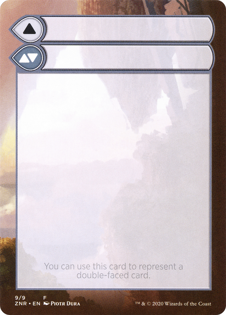 Double-Faced Substitute Card (SZNR-009) (Borderless) [Zendikar Rising Substitute Cards]