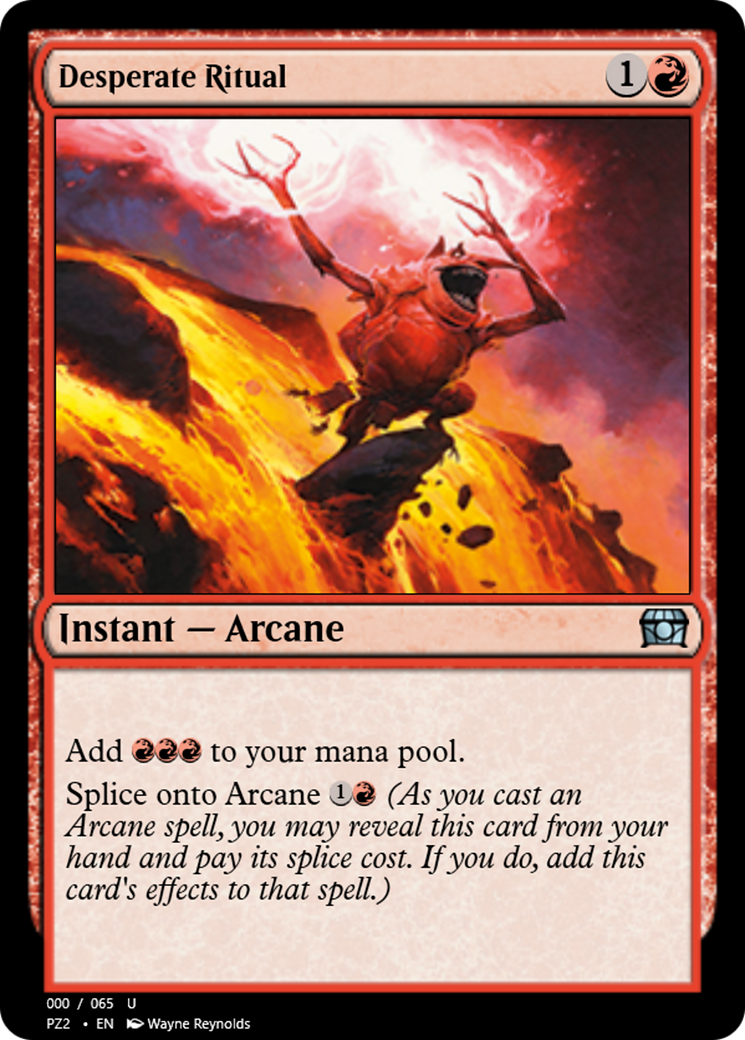 Desperate Ritual (PZ2-65851) [Treasure Chest] Foil