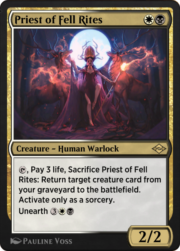 Priest of Fell Rites (J21-707) [Jumpstart: Historic Horizons]