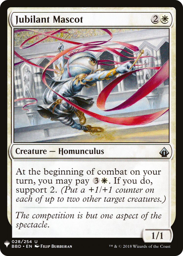 Jubilant Mascot (PLST-BBD-28) [The List]