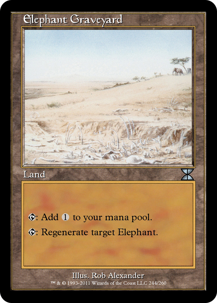 Elephant Graveyard (ME4-244) [Masters Edition IV]