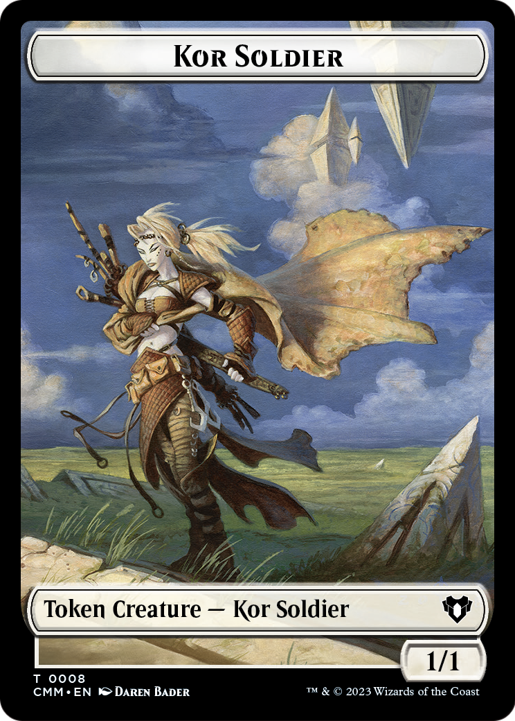 Kor Soldier (TCMM-008) [Commander Masters Tokens] Foil