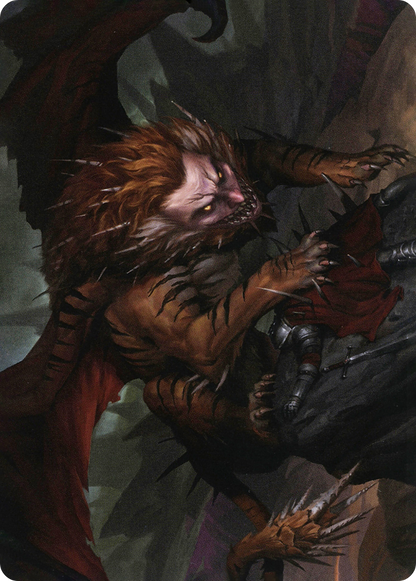 Manticore // Manticore (AAFR-006) (Borderless) [Adventures in the Forgotten Realms Art Series] Foil